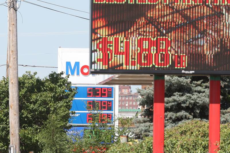 Gas and food prices have hit record highs. The annual inflation rate for the United State was 9.1% at the end of June, the largest annual increase since November 1981. Friday, July 22, 2022 in Joliet.