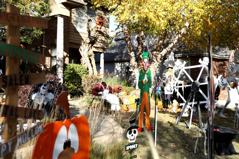 The Licht Family are in their sixth year of competing in the St. Charles Park District Halloween decorating competition at their home, which is located in the Thornwood subdivision in South Elgin.