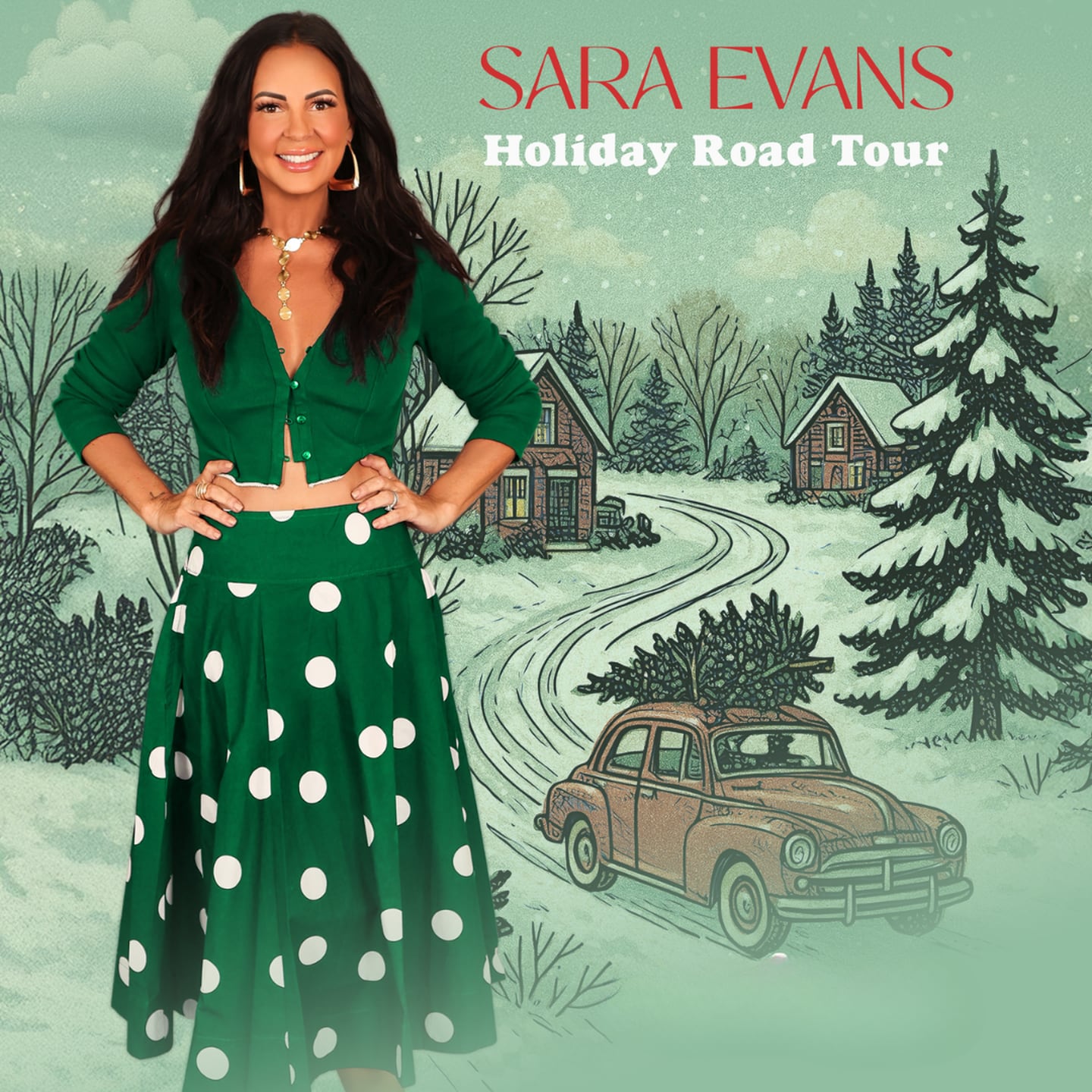 Country star Sara Evans will be at the Arcada Theatre in St. Charles on Dec. 21, 2025.