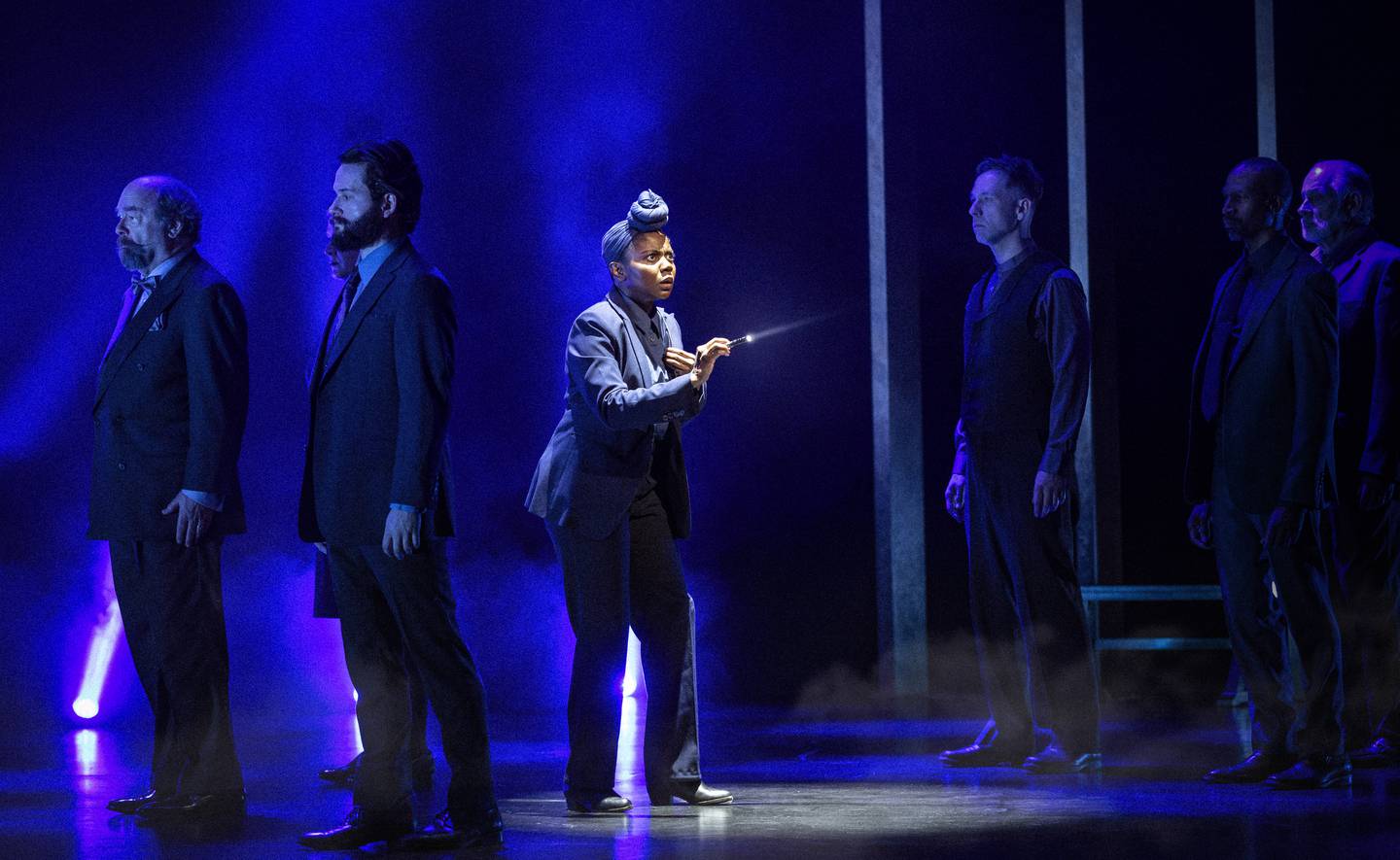 Leslie Ann Sheppard and the ensemble shine in “The Da Vinci Code,” enjoying its Chicago regional premiere through June 1 at the Drury Lane Theatre in Oakbrook Terrace.