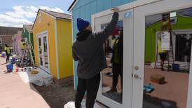 Ready to pop: Berwyn Shops add some color before opening day in June