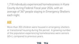 Over 1,700 homeless in Kane County in 2024, new report says