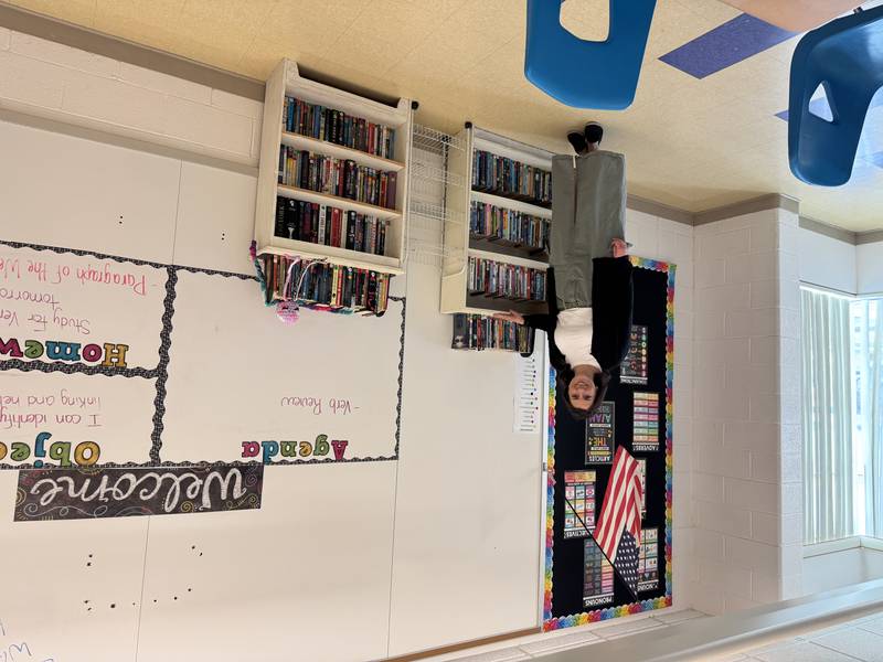 Lauren Blatti in her classroom at Morris Elementary School on Monday, March 10, 2025.