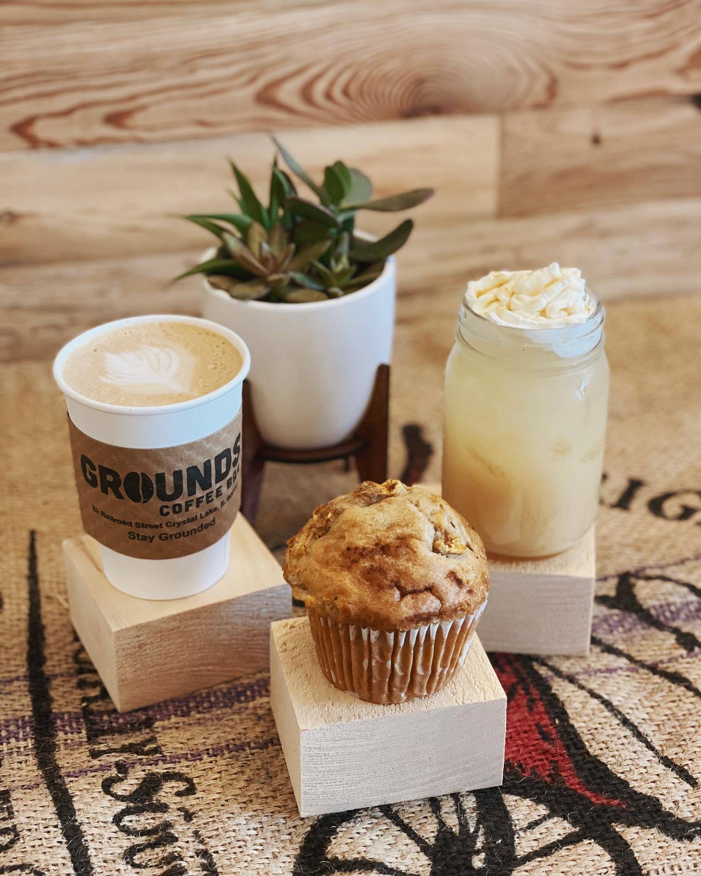 Grounds Coffee Bar & Cafe is one of the best coffee shops in McHenry County.