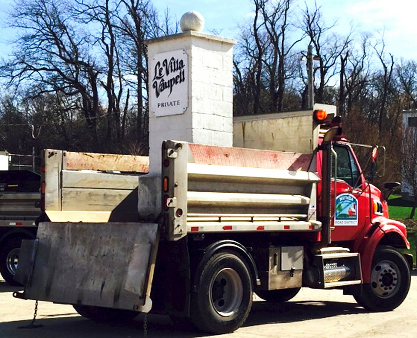 The private, 79-home neighborhood of Le Villa Vaupell, adjacent to Holiday Hills, is mourning the loss of their entrance pillars, which they say were removed by the Nunda Highway Commissioner without notification.