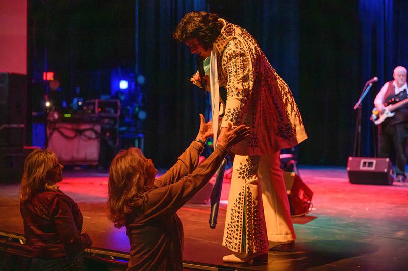 Elvis tribute artist Jimmy Holmes takes the stage with the legendary Change of Habit Tribute Band at Raue Center for the Arts in Crystal Lake at 7 p.m. Saturday, Jan. 10.