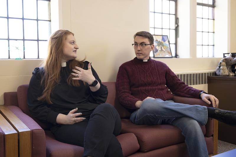 Pastors Riley Reed-Windau and Anthony Windau talk about the successes that have come out of the joining of their two Dixon Lutheran congregations.