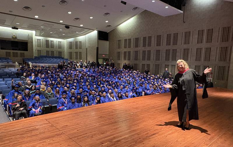 Glenbard South High School held its graduation ceremony on Thursday, May 22, 2025 at the school in Glen Ellyn.