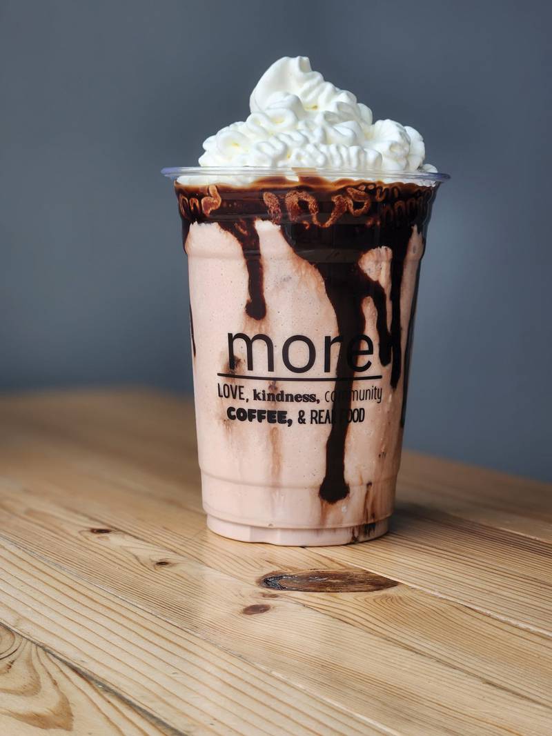 More on Main cafe in Streator serves a variety of specialty coffees and seasonal drinks.