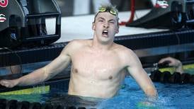 Boys Swimming: Historic day at state for Riverside Brookfield diver Harrison Nolan, York’s Connor Groya