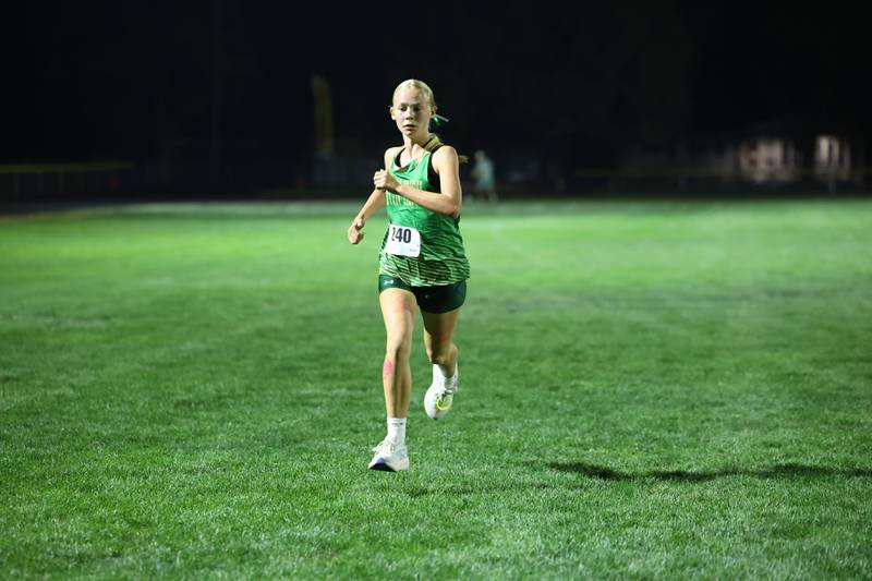 Bishop McNamara's runs during the All-City cross country meet at Bishop McNamara on Wednesday, Sept. 17, 2025.