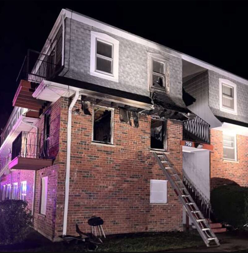 Twelve families were displaced in a fire in a Carpentersville apartment building early on Oct. 21, 2024.