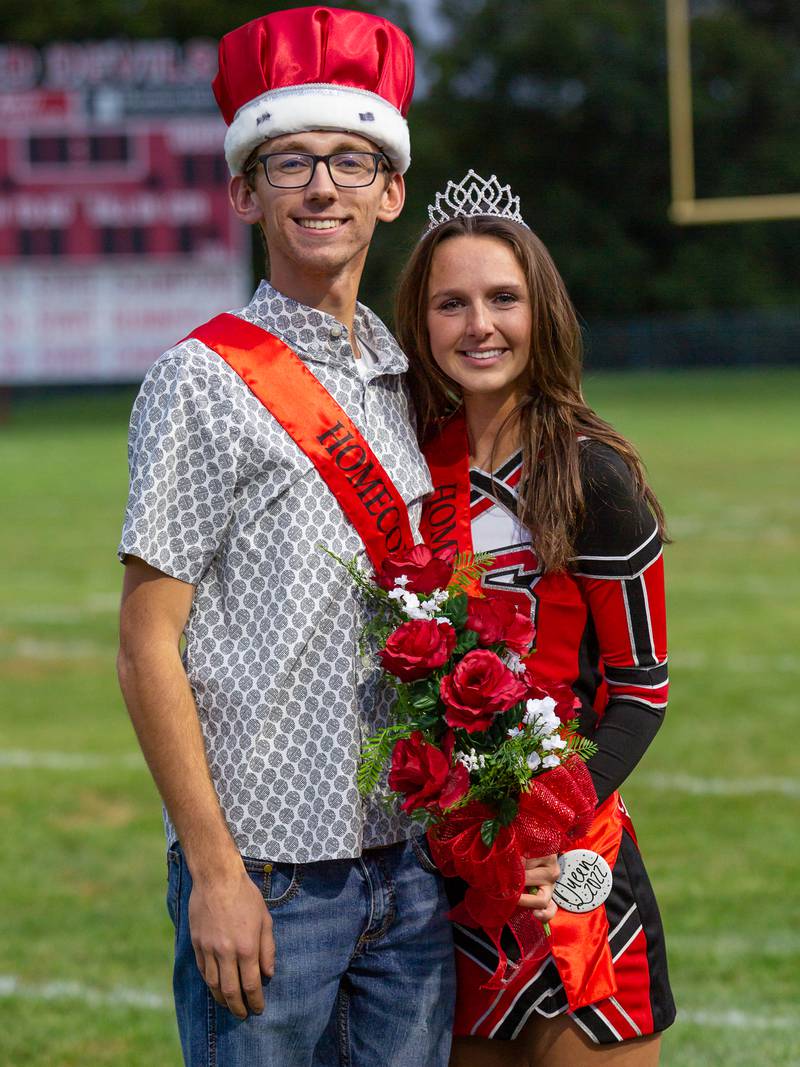 The 2022 Hall High School homecoming queen is Clara Jablonski and the king is Kenneth Narczewski.