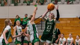 Photos: St. Bede girls basketball defeated Dwight in the Tri County Conference Tournament semifinals