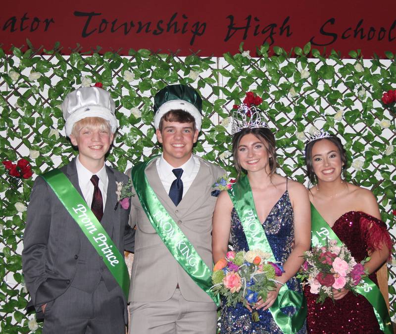 The 2023 Streator High School Prom royalty was Prince junior Ryan Seaton, King senior Adam Williamson, Queen senior Kadence Ondrey, Princess junior Ophelia Orozco.