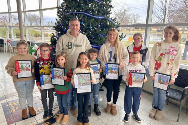 Bourbonnais announces winners of 6th annual Very Merry Coloring Contest 