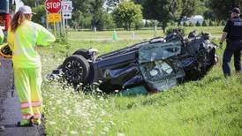 4 injured in rollover crash near Marengo moments before semi crash nearby