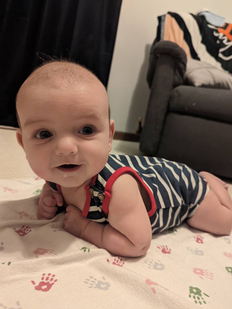 Alijah (AJ) Sarver - 3 month old son of Andrew and Kelsey Sarver (Princeton)