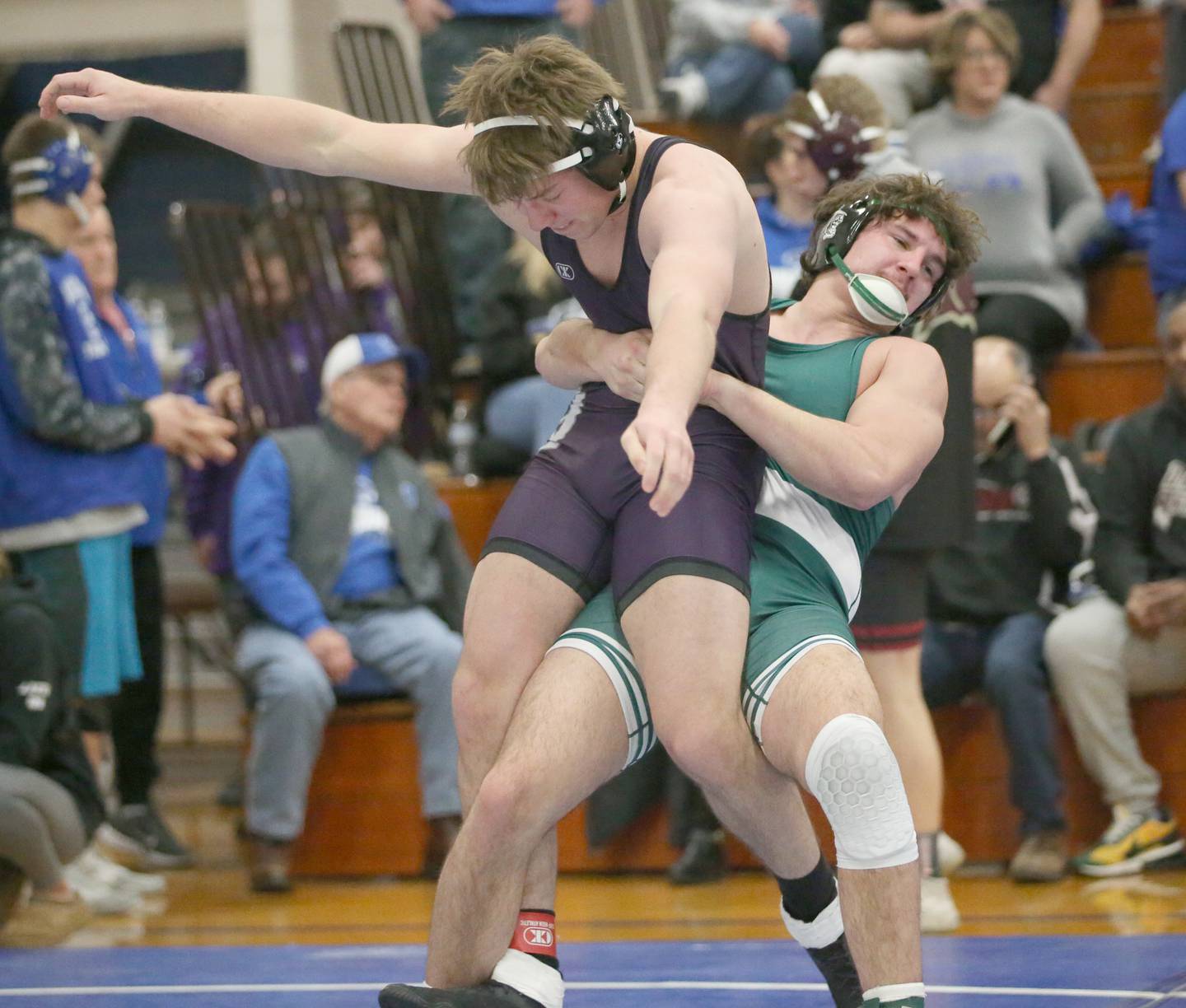 Dixon's Owen Brooks wrestles Coal City's Joey Breneman during the 59th Annual Lyle King Princeton Invitational Tournament on Saturday, Jan. 7, 2023 at Princeton High School.