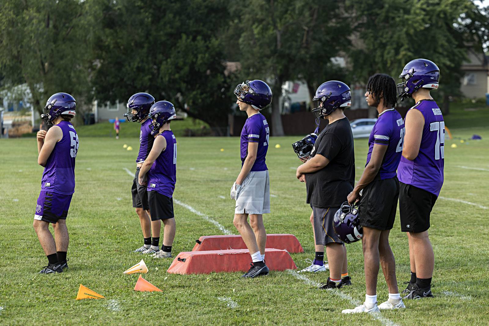 Photos Dixon football back on the field Shaw Local