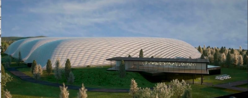 At the Sept. 17 Oswego Village Board meeting, village trustees unanimously approved the concept plans of Canada-based Megalodome Golf to construct four 270,000 square foot golf domes that would house the 9-hole golf course along with a practice facility. An 8,000 square-foot clubhouse also is proposed.