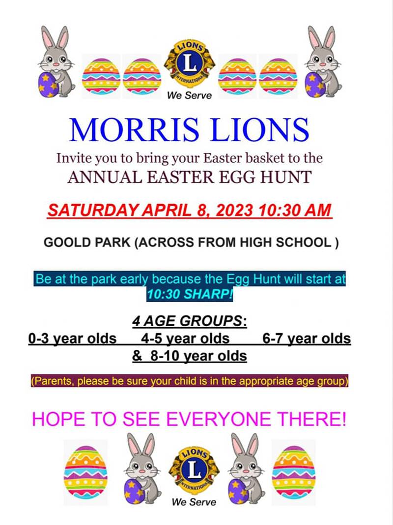 Local young people are encouraged to bring their baskets and bags to once again gather Easter goodies on the Saturday before Easter.