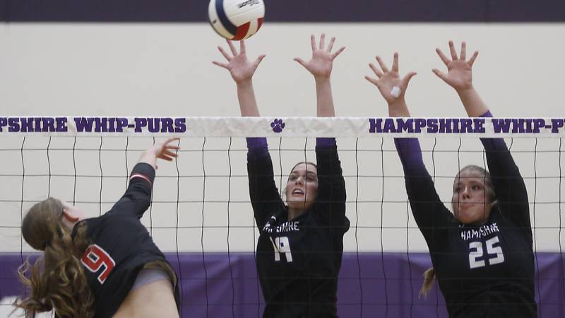 Photos: Hampshire vs. Mundelein, Hampshire Sectional semifinal volleyball
