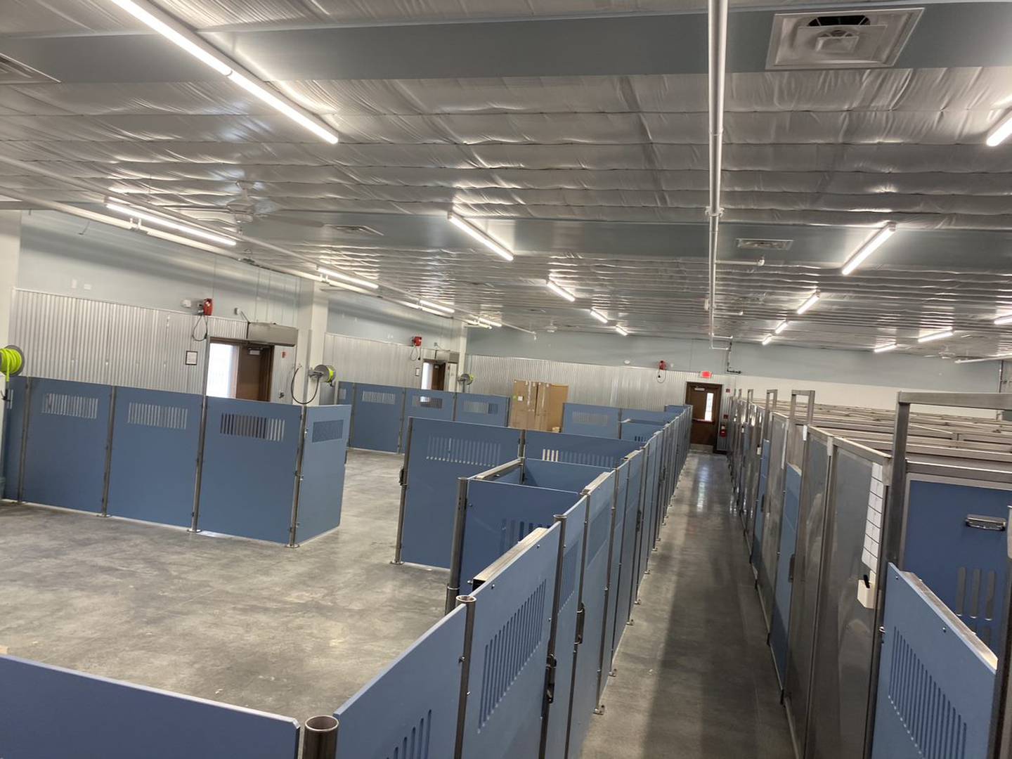 Camp Bow Wow Joliet offers all-day play for pet parents who need daycare or boarding for their dog "Campers." The 8,000 square foot facility includes indoor and outdoor areas for play and socializing, 74 cabins and suites for overnight dogs, and live webcams for parents to monitor their dogs.