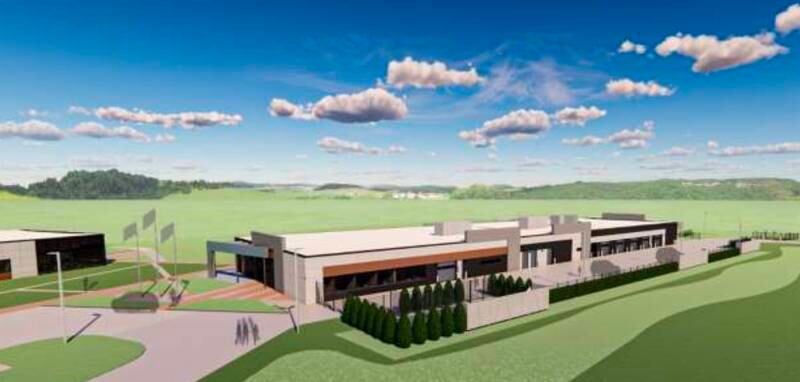 Design for the new Illinois State Police forensic laboratory in Crest Hill.