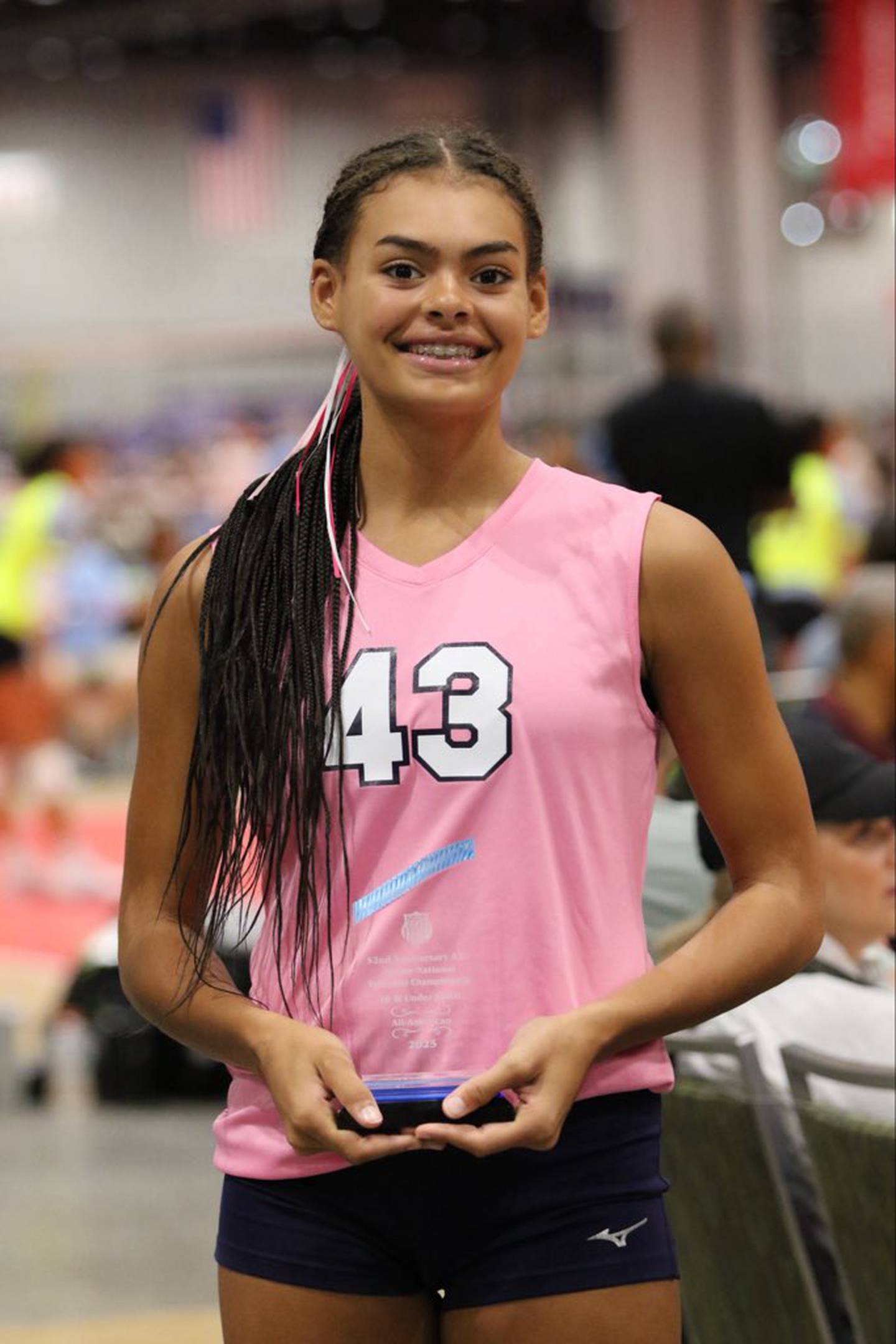 Kijah Lucas was named to the All-American team at the AAU Nationals Volleyball Tournament in Orlando, Fla.