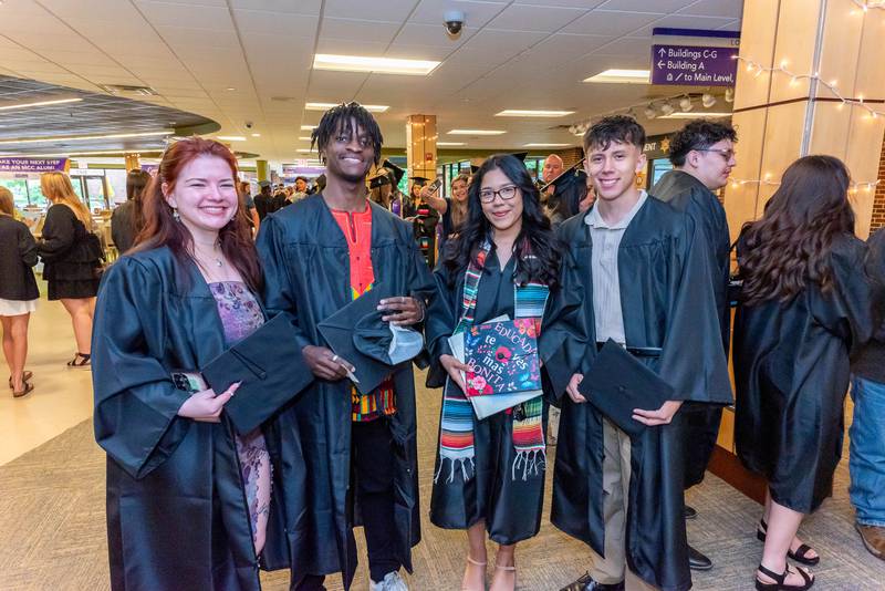 McHenry County College students celebrate their achievements at MCC’s Spring Commencement Ceremony on Saturday, May 17, 2025.