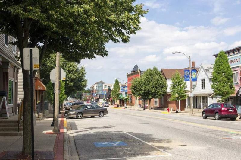 A view of business in downtown Algonquin Tuesday, July 19, 2016.
