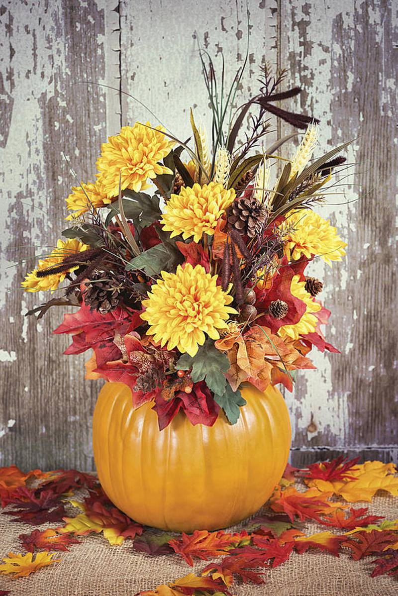 Pumpkins aren't just for Halloween. With a little creativity and handiwork, you can transform them into decor that'll last through Thanksgiving.