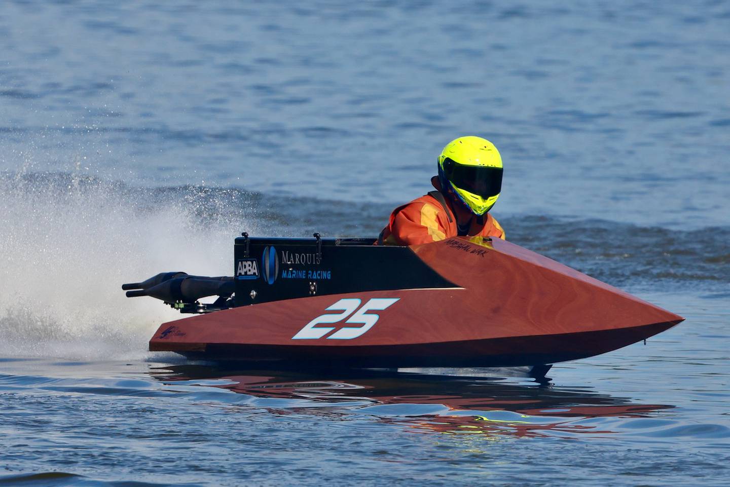 Spring Valley's Marshall Walk races during the US Title Series (USTS) Pro National Championship Boat Races on Friday, July 25, 2025 in DePue.