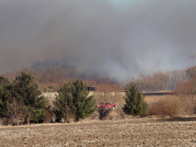 Photos: Bureau County firefighters called to Ohio for large brush fire