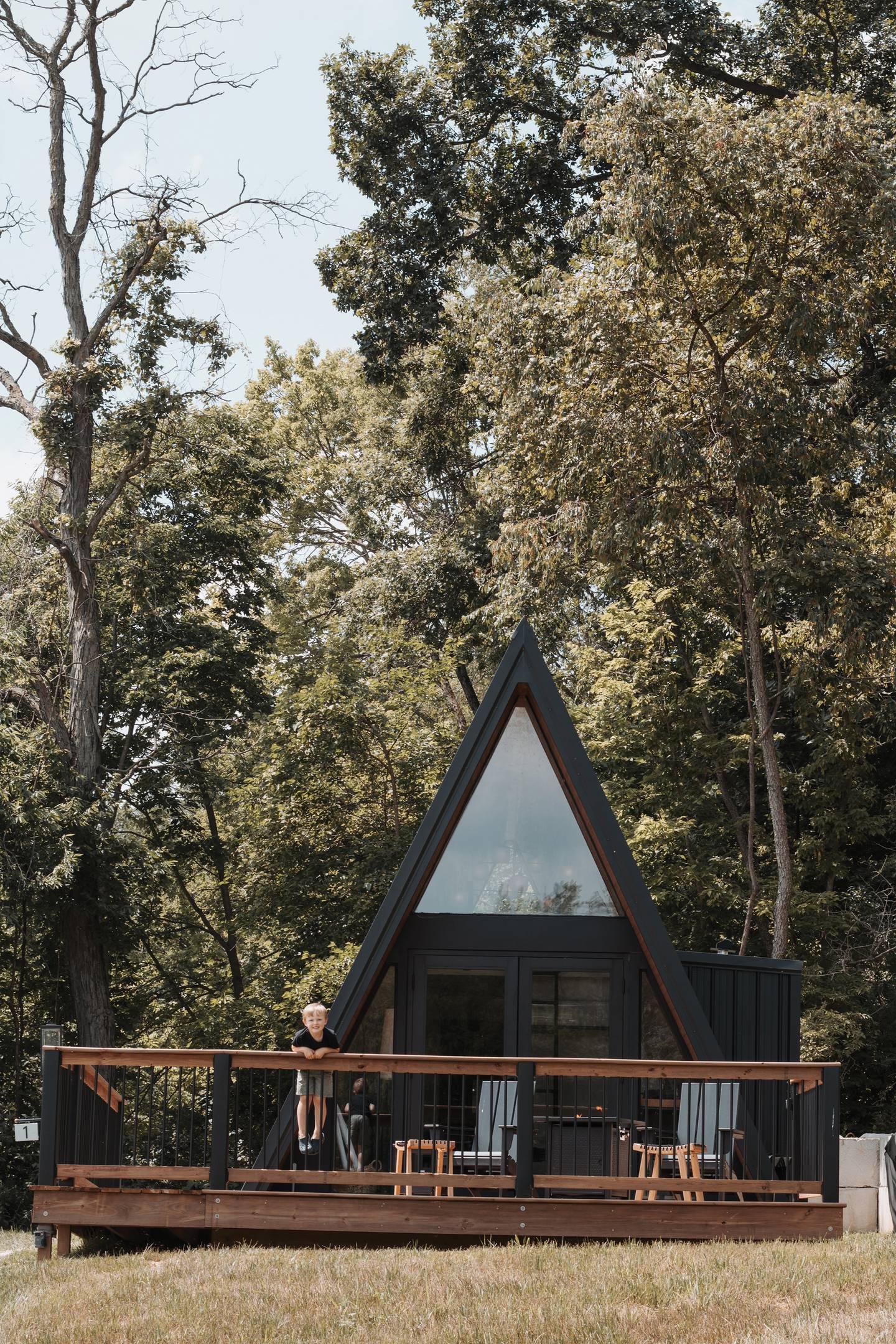 The Wildflower is a boutique retreat near Princeton where guests can stay in A-frame cabins near woods and fields of wildflowers.