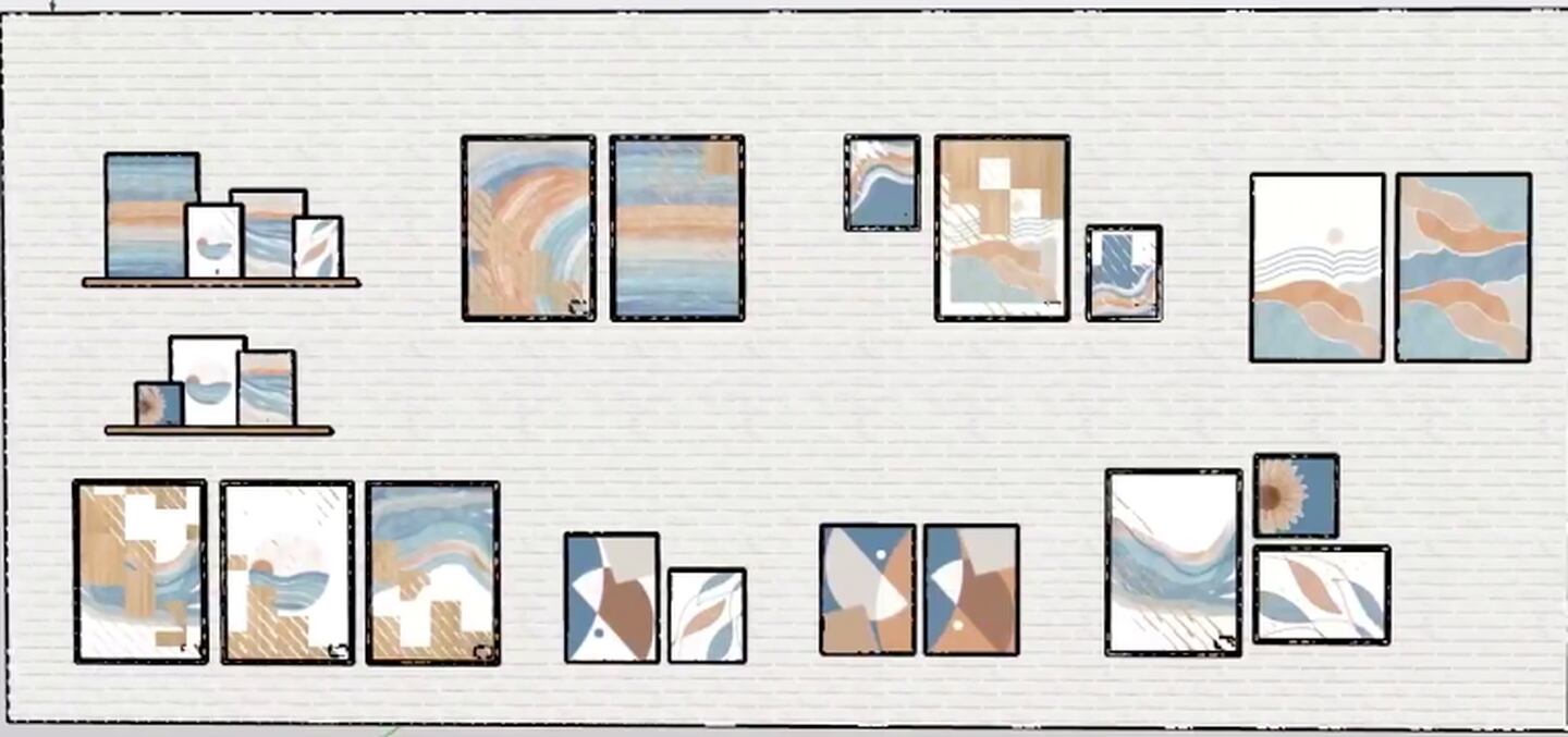 The design shows possible art improvements the Dixon City Council is looking to do for council chambers in a $25,000 project.
