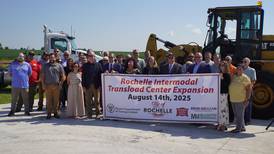 City of Rochelle holds groundbreaking for expansion of Rochelle Intermodal Transload Center