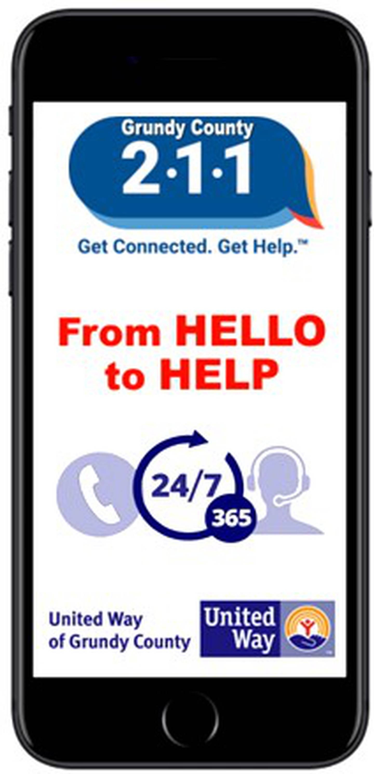Grundy County 2-1-1 is a free, confidential, 24-hour information and referral service that connects individuals with health and human services including housing, shelter, food, utilities, healthcare, mental health, employment, education, child care, disability services, seniors, veterans, government, legal, transportation, disaster, crisis intervention and so much more.