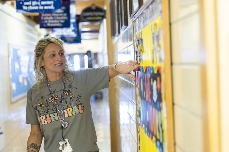 St. Anne’s principal Talarie Bilharz is one of seven Illinois principals up for the Golden Apple award.