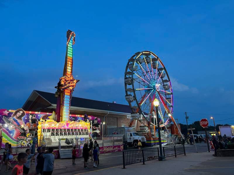 After a downpour of rain, festivities got underway Thursday, Aug. 10, 2023, for the 76th annual Sweet Corn Festival in Mendota.