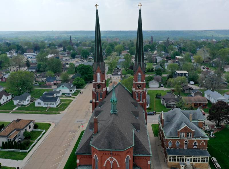 It was built to last, and it still can. St. Hyacinth Church in La Salle was deemed structurally sound but still needs $1.8 million in improvements if the church is to serve future generations in the Illinois Valley. Work begins later this year and one of the checklist items is illuminating the spires so they can be seen from the highways and neighboring parks.