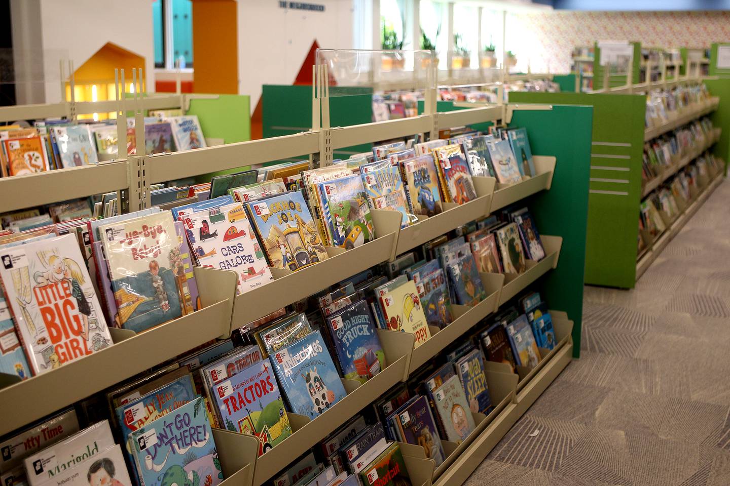 The youth services department at the St. Charles Public Library. The St. Charles Public Library will open July 17 after undergoing extensive renovations, which began in Spring 2020.