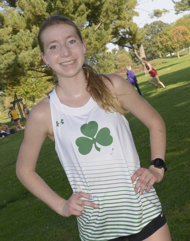 First girls finisher at the LaSalle County Invitational Saturday in Streator was Seneca’s Evelyn O’Connor
