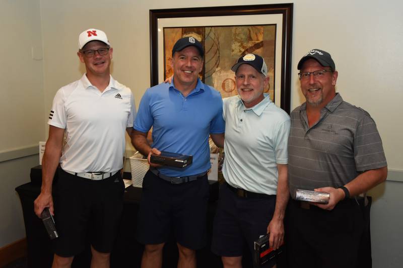 Montini Catholic High School held its 35th annual Bronco Classic Golf Outing on Friday, June 14, at St. Andrew's Golf and Country Club in West Chicago. Pictured: Course 1 winners Patrick Wallace, Sean Moriarty, Jim McCann and Joe Susic