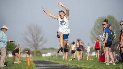 Princeton coach Pat Hodge returns from injury, sees many PRs at sectional