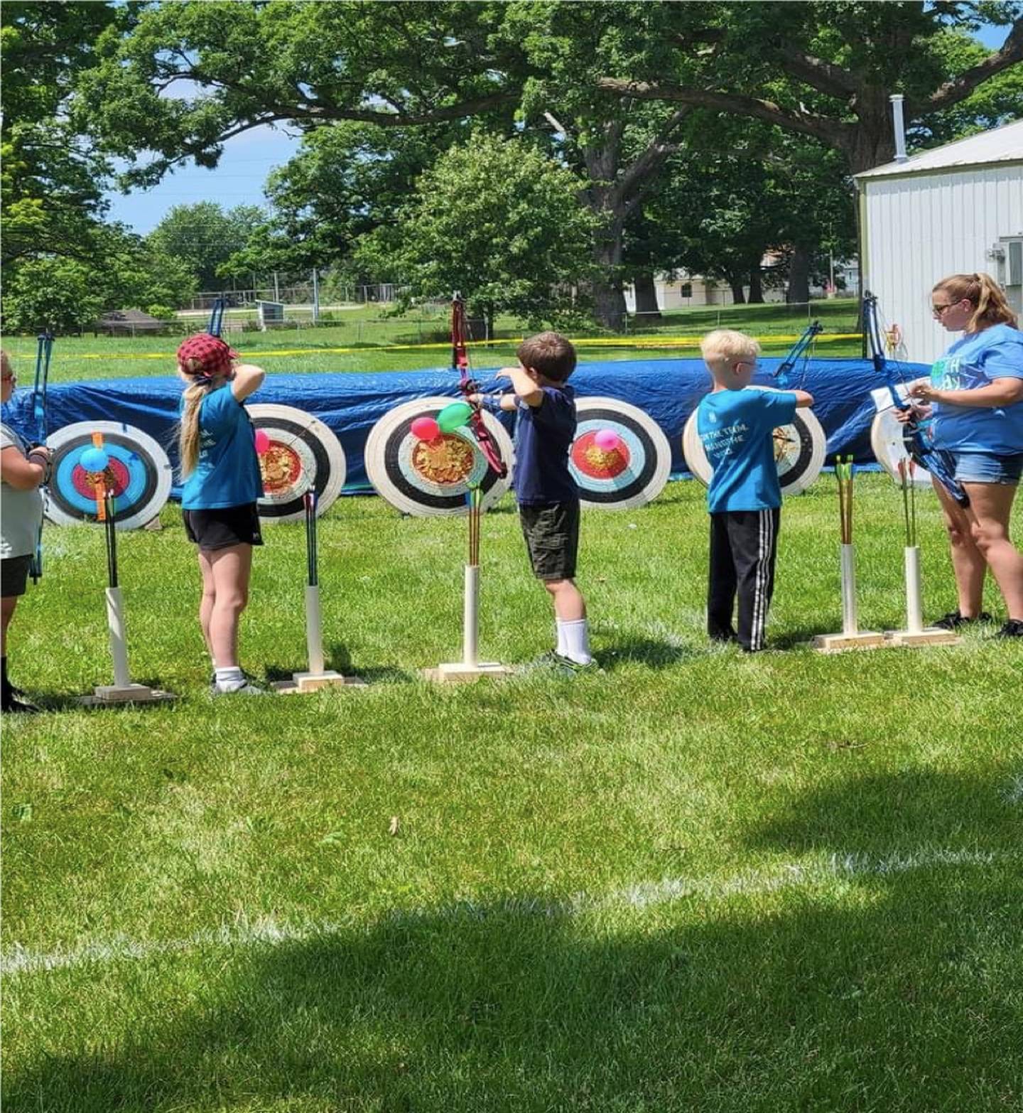 Archery Llesson and demonstration that took place at the Whiteside County 4-H Show.