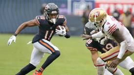 Like Chicago Bears fans, Darnell Mooney struggled to watch from home following injury