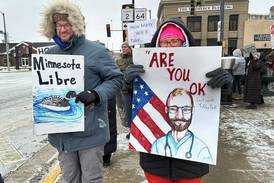 Protest held in Ogle County after second fatal ICE shooting in Minnesota