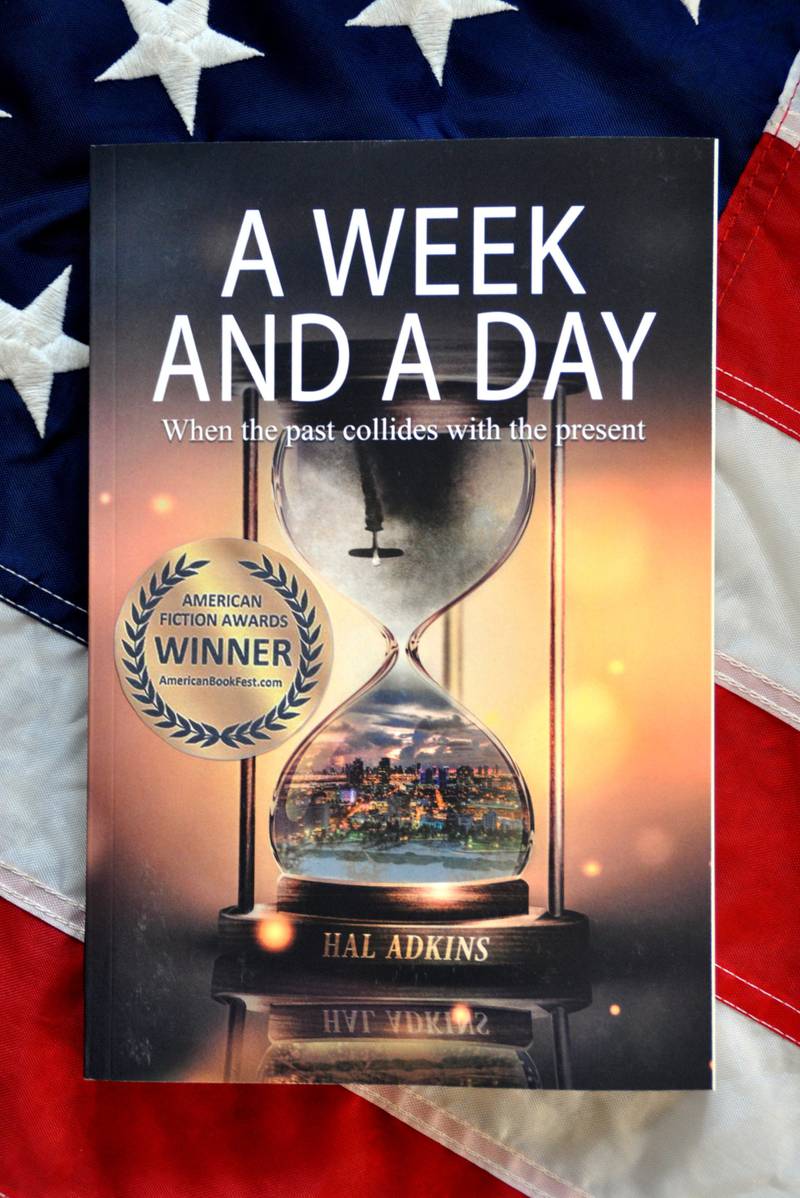 Author Hal Adkins of LaMoille has received awards for his first novel, "A Week and a Day."